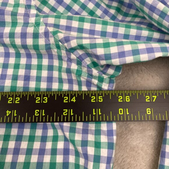 Old Navy Mens Shirts XXL Lot Of Two Blue & Green Classic Fit Gingham Button-Down - Picture 6 of 8